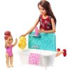 Barbie Chůva herní set v koupelně