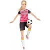 Barbie sportovkyně Fotbalistka blondýnka