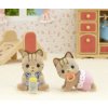 Sylvanian Families 5188 Pruhovaná kočičí dvojčátka