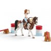 Schleich 42441 Hannah a jezdecká sada na western