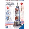 Puzzle 3D Empire State Building vlajková edice 216 dílků