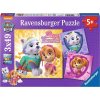 Ravensburger 08008 Puzzle Tlapková Patrola 3x49 dílků