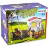 Schleich 42404 Mycí kout a stáj s klisnou Lusitano a příslušenství