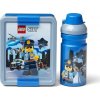 LEGO Svačinový set CITY modrý: Box + láhev