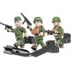 Cobi 2033 SMALL ARMY – 3 figurky s doplňky Americká výsadková divize