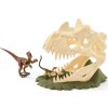 Schleich 42348 Velká lebka s Velociraptorem a ještěrem