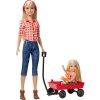 Barbie farmářka a Chelsea s vozíčkem