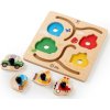 Baby Einstein Hračka dřevěná puzzle Paths to Adventure HAPE 12m+