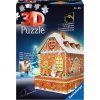 Ravensburger 11237 Puzzle 3D Perníková chaloupka svítící 216 dílků