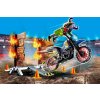 PLAYMOBIL 70553 StuntShow Motocykl a hořící stěna