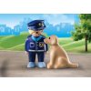 PLAYMOBIL 70408 Policista se psem (1.2.3)