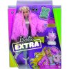 Barbie extra v růžové bundě
