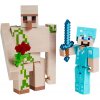 Minecraft figurka Steve a Iron Golem 2