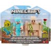 Minecraft figurka Steve a Iron Golem 1