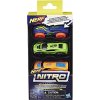 NERF Nitro náhradní vozidla 3 ks, modré, zelené, oranžové, Hasbro C0775