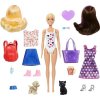 Barbie COLOR REVEAL se zvířátkem Psí park vs. kino