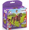 Schleich 42539 Hannah s pohyblivymi klouby na koni 1