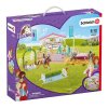 Schleich 42440 Turnajove zavodiste s koniky a osetrovatelkami s pohyblivym klouby 1