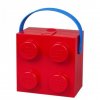 LEGO Svačinový box s rukojetí červený