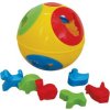 TEDDIES Vkládačka míč plast průměr 13 cm mix barev 12 m+