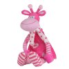 Hračka hrací žirafa růžová 53 cm, 0m+