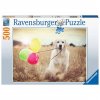 Ravensburger 16585 Puzzle Pes Labrador s balónky 500 dílků