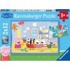 Ravensburger 05574 Prasátko Peppa: Peppino dobrodružství 2x12 dílků