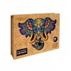 Dřevěné barevné puzzle - Posvátný Slon