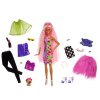 Barbie Extra Deluxe panenka s růžovými vlasy a doplňky