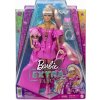 Barbie panenka Extra Fancy Stylová dlouhovláska s růžovým pudlem