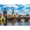 Puzzle Praha: Pohled na Karlův most 1000d. Ravensburger