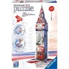 3D Puzzle Big Ben, Vlajková Edice, 216d. Ravensburger