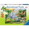 Puzzle Prehistorický život 60 dílků, Ravensburger