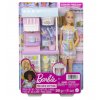 Barbie herní set prodavačka zmrzliny blondýnka