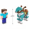 Minecraft 8 cm figurka dvojbalení Steve a Obrněný kůň