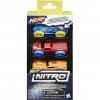 NERF Nitro náhradní vozidla 3 ks, modré, červené, oranžové, C0776