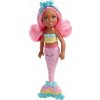 Barbie Chelsea Mořská panna - růžové vlasy