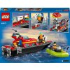 LEGO® City 60373 Hasičská záchranná loď a člun