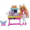 Enchantimals City Ozdravná ordinace Dr. Carlin Cat & Washer & Hurdle