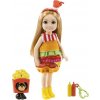 Barbie Chelsea Puppe im Burger-Kostüm