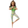 Barbie v pohybu brunetka v zelených legínách
