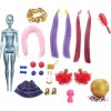 Barbie COLOR REVEAL Glitter! Vlasová stylizace fialová