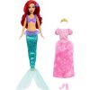 Malá mořská víla Ariel s princeznovskými šaty