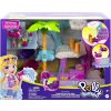 Polly Pocket Pollyville Zábavná automyčka Plameňák, HHJ05