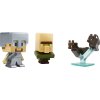 Minecraft 3ks figurky: Bats, Steve a Villager CKH38