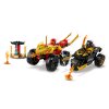 LEGO® NINJAGO® 71789 Kai a Ras v duelu auta s motorkou