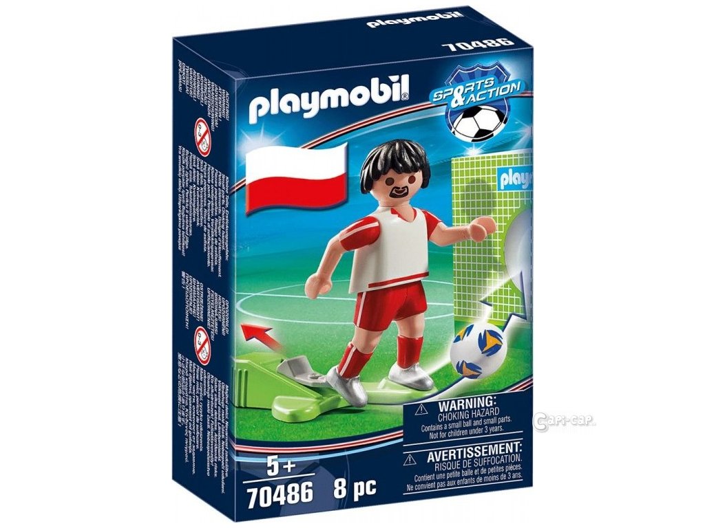 PLAYMOBIL 70486 Futbalista Poľska