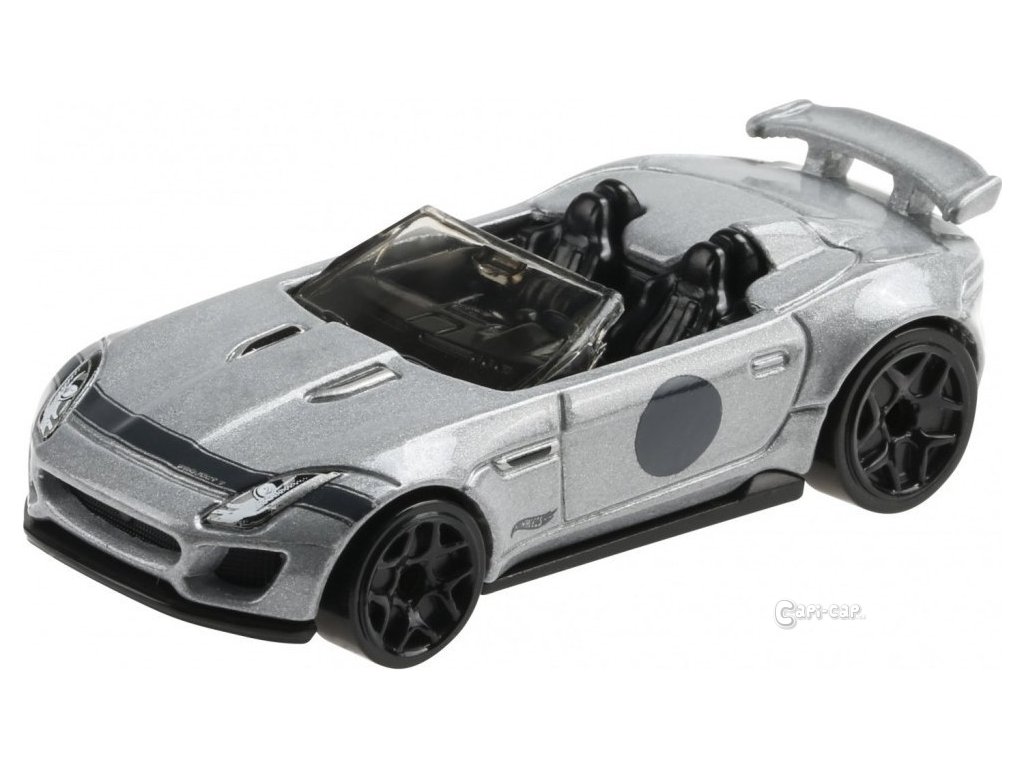 Hot Wheels Angličák Premium 15 Jaguar F-type Project 7