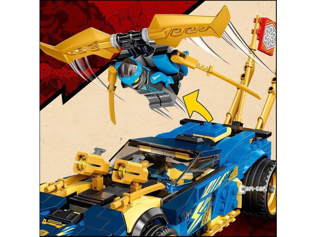 k Конструктор LEGO NINJAGO Гоночний автомобіль Джея та Нії EVO