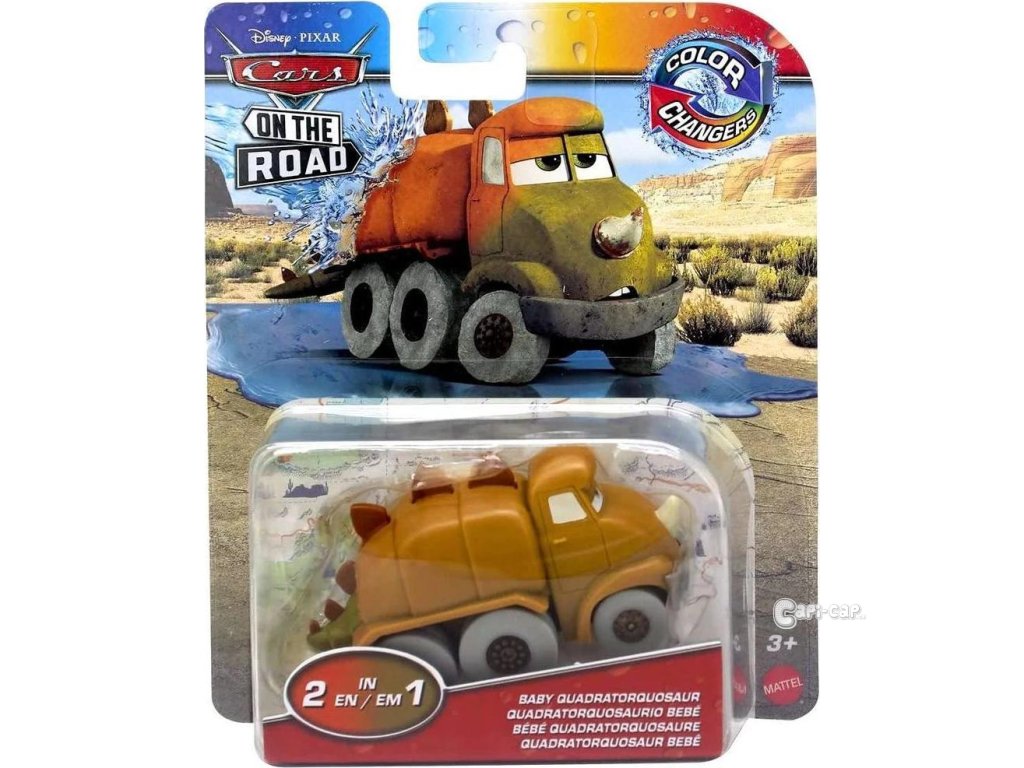 Disney Pixar Cars Color Changers 2 v 1 BABY QUADROTORQUOSAUR
